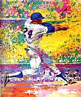Leroy Neiman Willie Mays painting